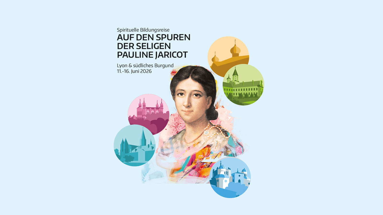 Auf den Spuren der seligen Pauline-Marie Jaricot. Bild: Missio Aachen