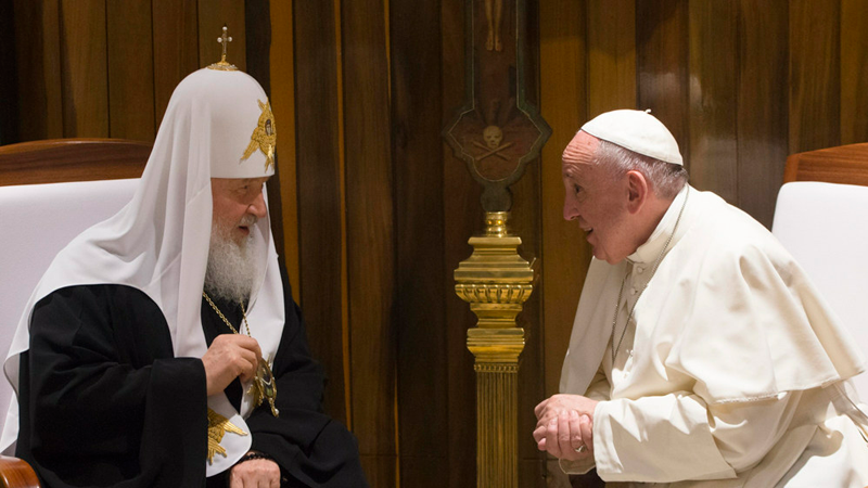 Kirchengipfel vor zehn Jahren: Als Papst und Moskauer Patriarch sich Geschwister nannten