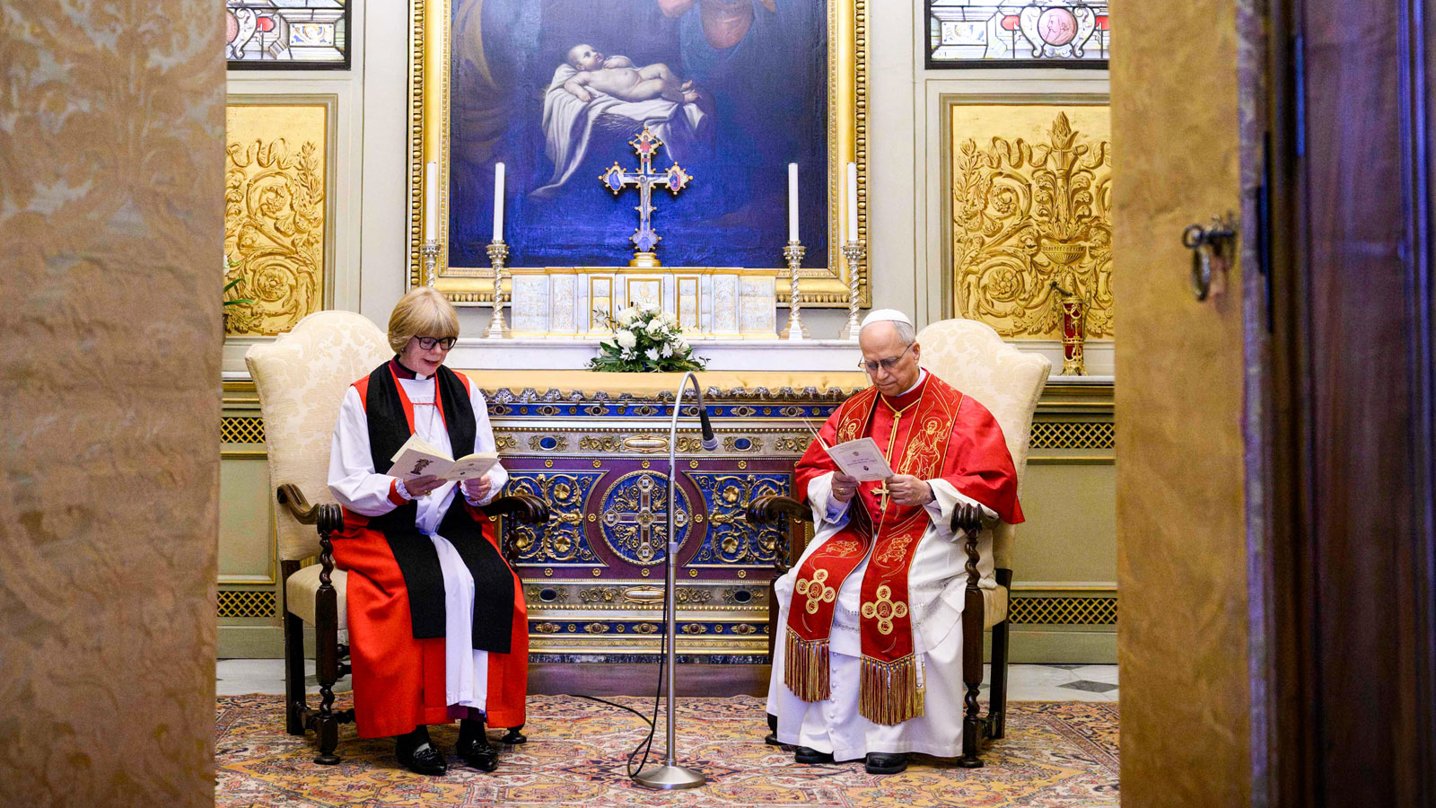 Anglikanische Erzbischöfin Mullally erstmals bei Papst Leo XIV.