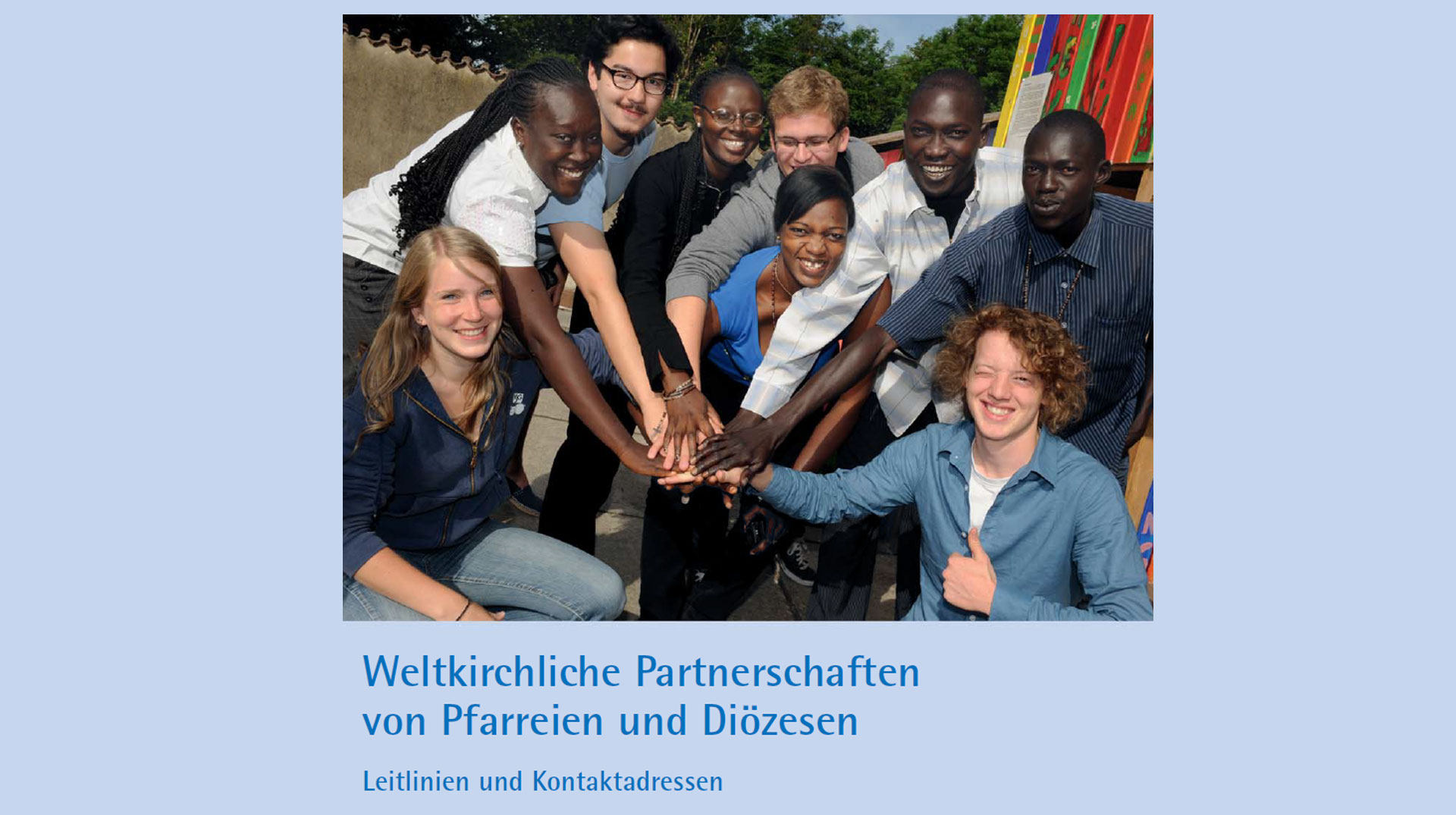 Menschen feiern Partnerschaft Bild: Rinklef/Erzbistum Bamberg/DBK
