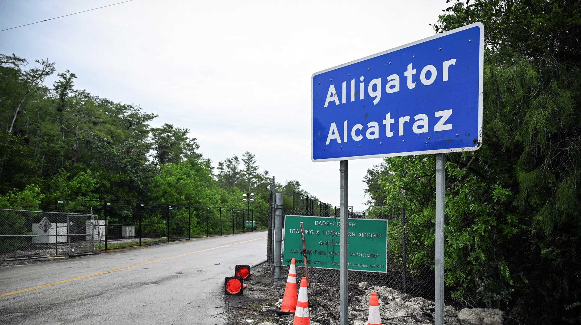 US-Abschiebegefängnis „Alligator Alcatraz“ ist abgebaut
